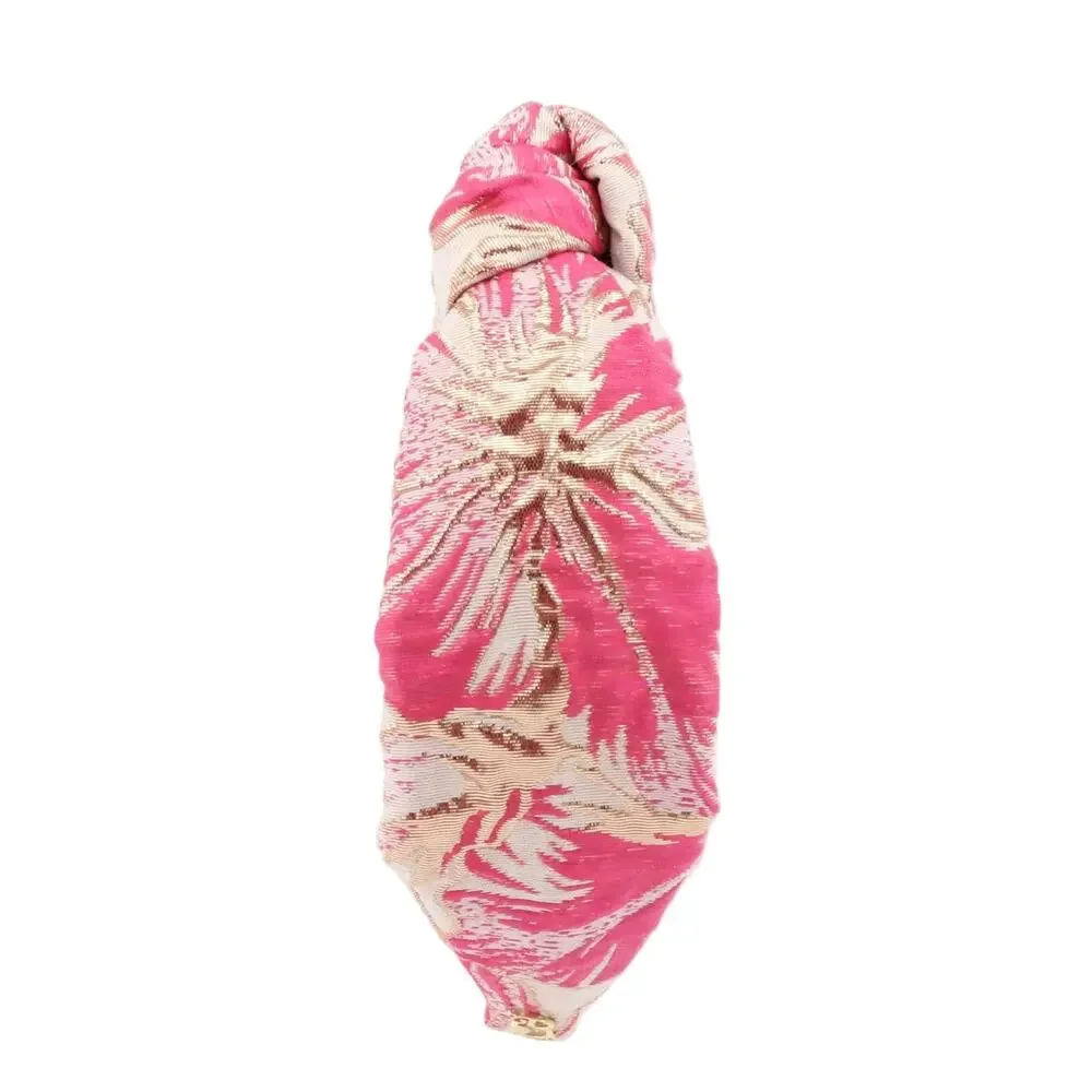 The Fuchsia Hibiscus Brocade